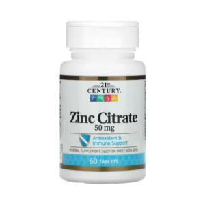 21st Century, Zinc Citrate, 50mg, 60 Tablets