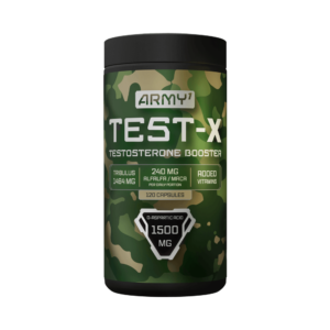 ARMY 1, Test-X, 120 Capsules, 40 Servings