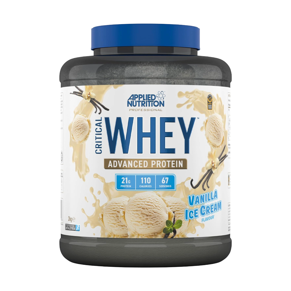 Applied Nutrition, Critical Whey, 2KG, 67 Servings - VANILLA ICE CREAM