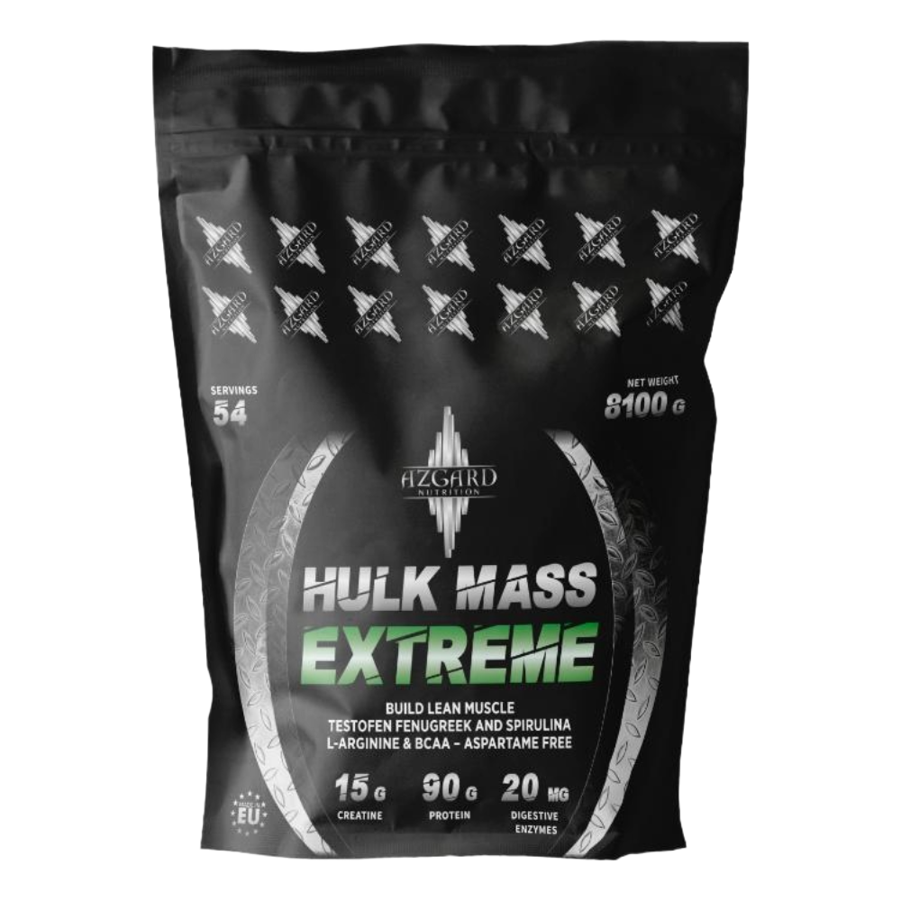 Azgard Nutrition, Hulk Mass Extreme, 8.1KG, 54 Servings - Banana