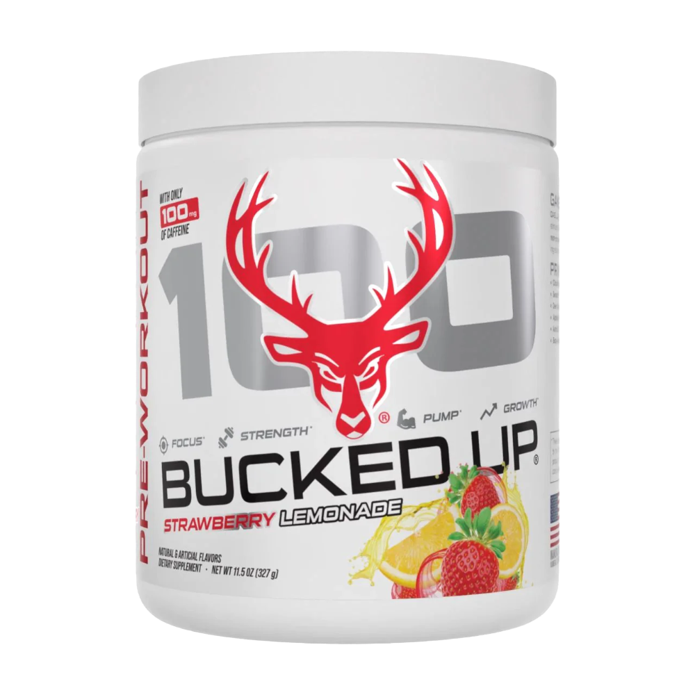 Bucked Up, 100, Pre-Workout, 325g, 30 Servings - Strawberry Lemonade