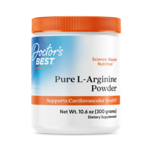 Doctor’s Best, Pure L-Arginine Powder, 300g, 50 Servings