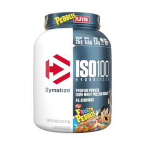 Dymatize, ISO100 Hydrolyzed Whey Protein Isolate, 3 lb 1.4 kg. - Fruity Pebbles