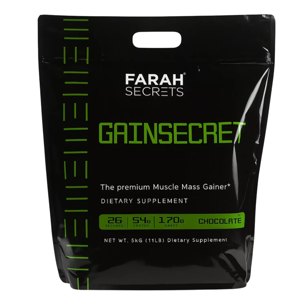 Farah Secret, GAIN SECRET, 5kg, 26 Servings - Chocolate