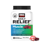 Force Factor, Daily Relief™, Muscle Support, Berry Cherry, 30 Soft Chews, 30 Servings
