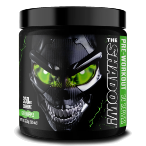 JNX Sports, The Shadow! Pre-Workout, 280g, 30 Servings - Green Apple