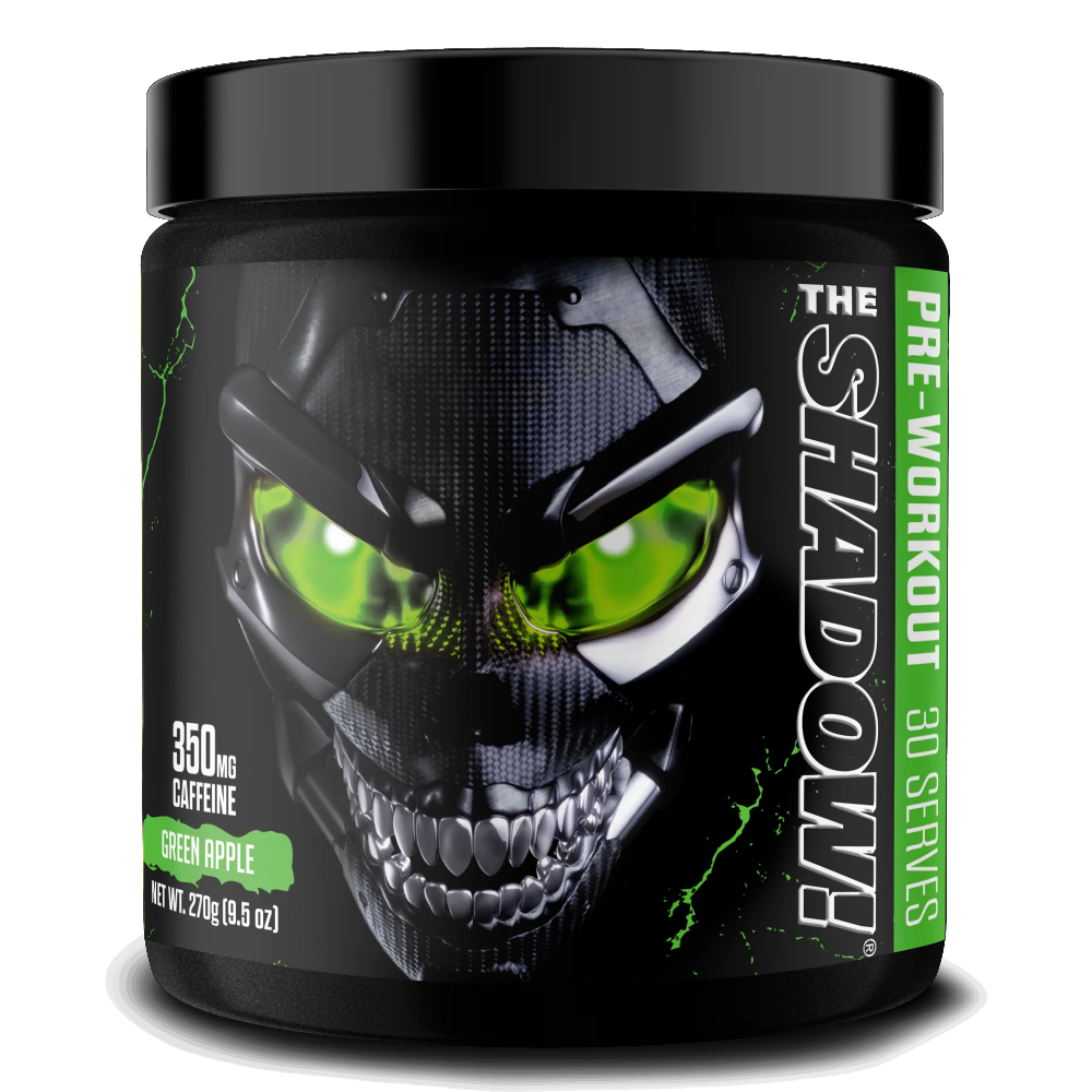 JNX Sports, The Shadow! Pre-Workout, 280g, 30 Servings - Green Apple
