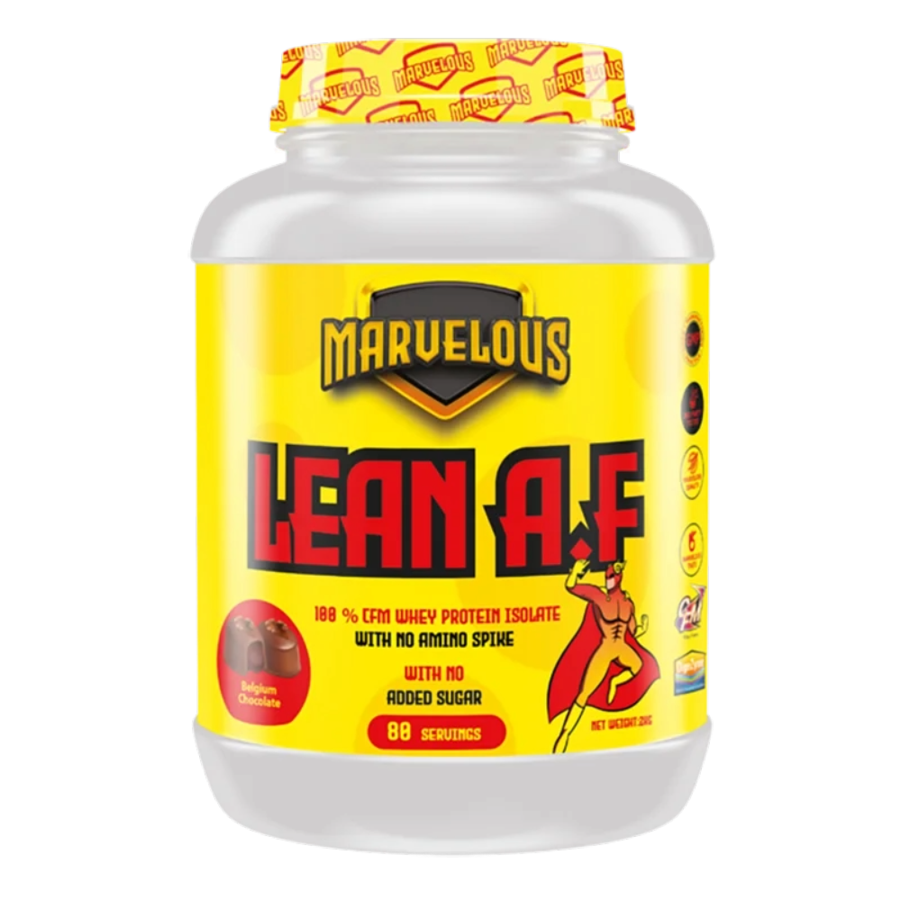 Marvelous Nutrition, Lean A.F Protein Isolate, 2kg, 80 Servings - Cookies