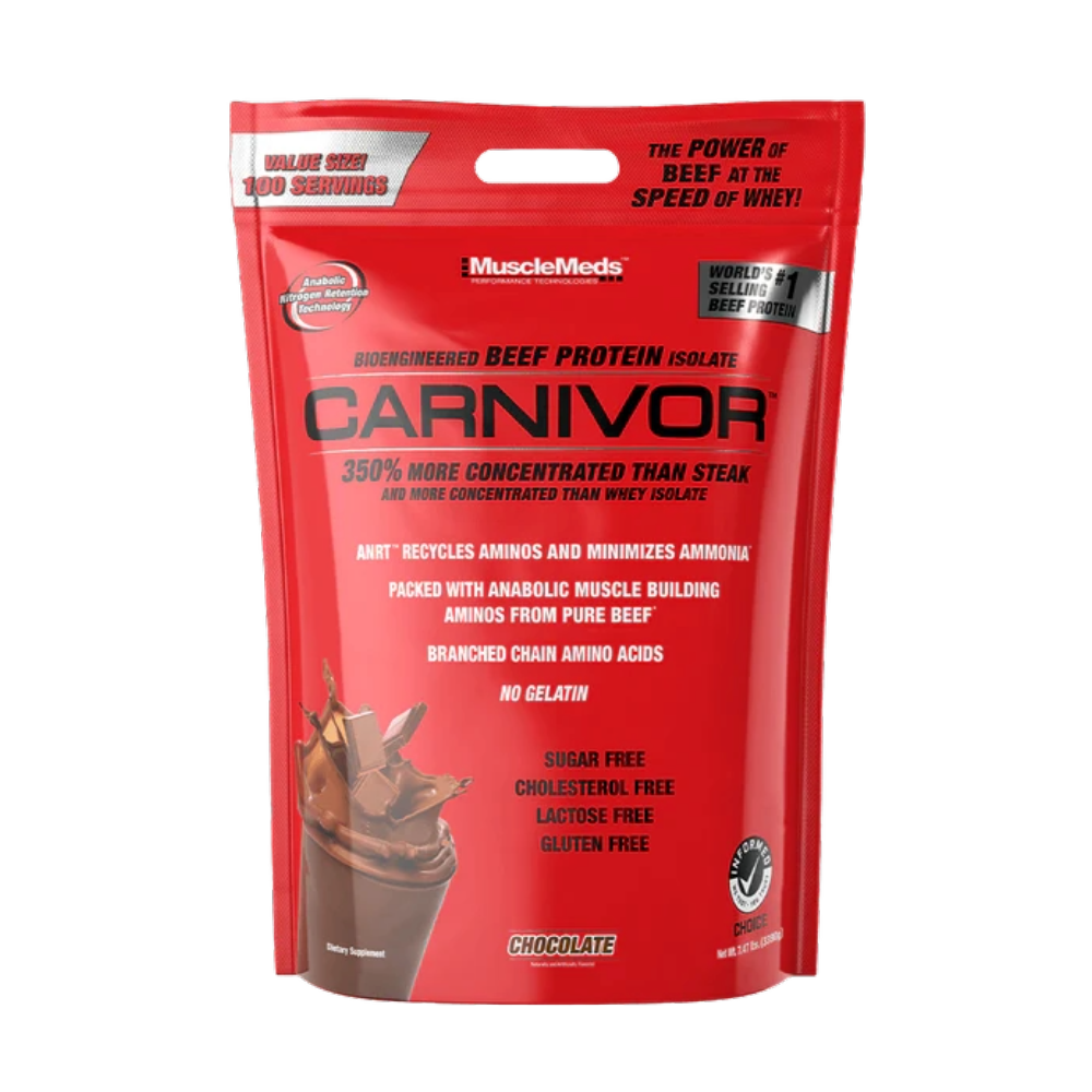 MuscleMeds, Carnivor Beef Isolate, 3.3kg, 100 Servings - Chocolate