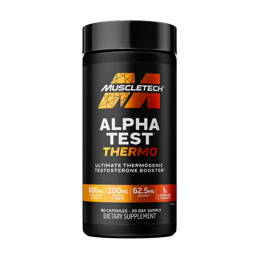 MuscleTech, Alpha Test Thermo, 90 Capsules, 30 Servings