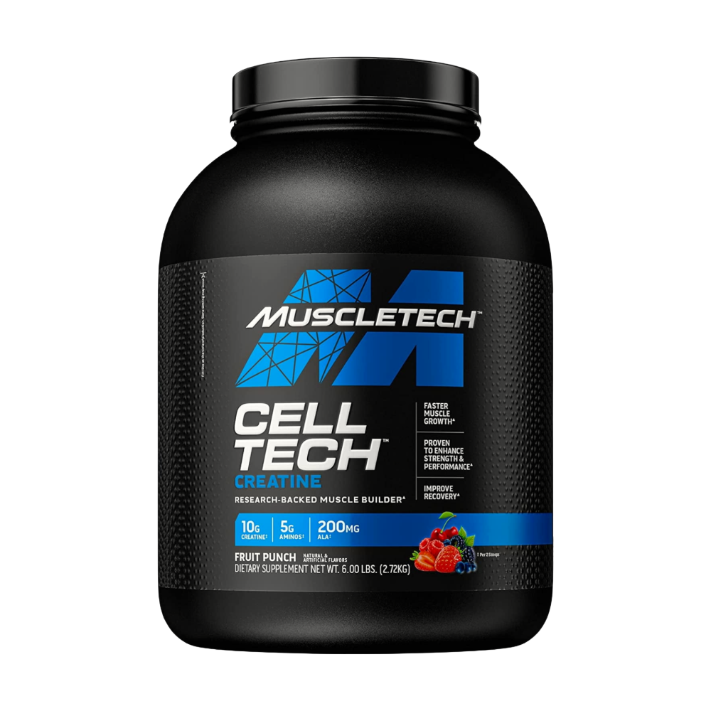 MuscleTech, Cell Tech Creatine, 2.72kg, 54 Servings - Fruit Punch