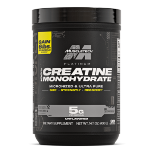 MuscleTech, Platinum 100% Creatine, Unflavored, 400G, 80 Servings