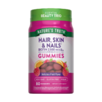 NATURE’S TRUTH, Hair Skin and Nails Gummies, 2500mcg of Biotin, 80 Gummies, 40 Servings - Delicious Fruit