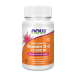 Now Foods, Vitamin D3, 10,000 IU, 240 Softgels
