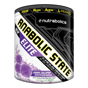 Nutrabolics, Anabolic State Elite, 375G, 21 Servings - Grape Lollipop