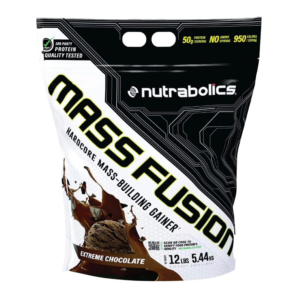 Nutrabolics, Mass Fusion, 5.4KG, 22 Servings - Extreme Chocolate