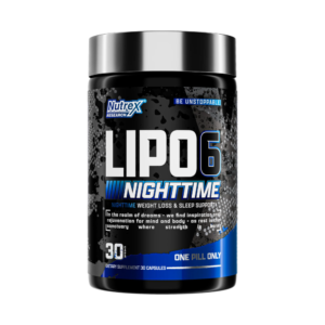 Nutrex Research, Lipo-6 Nighttime, 30 Capsules, 30 Servings