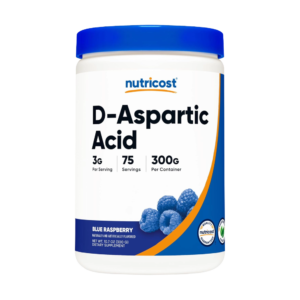 Nutricost, D-Aspartic Acid (DAA), 300G, 75 Servings - Blue Raspberry