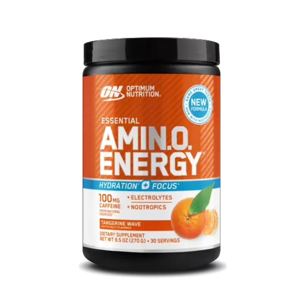 Optimum Nutrition, Amino Energy + Hydration, 270g, 30 Servings - Tangerine Wave